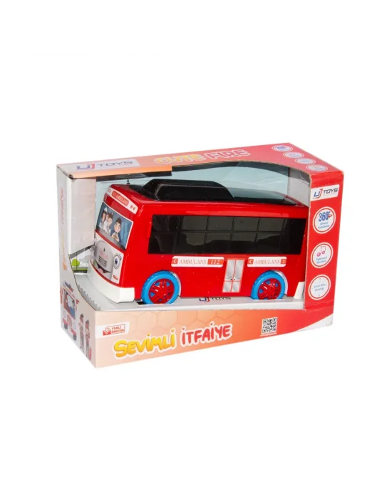 150003 Çarp Dön Sesli Okul Otobüsü Sarı/kırmızı