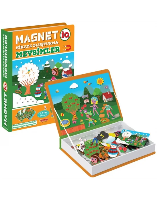 1505 Dıytoy, Magnet Hikaye Oluşturma - Mevsimler / +3 Yaş
