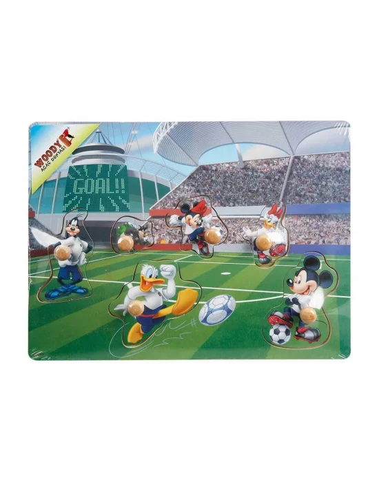 15204 Mickey Mouse Ahşap Bultak Tutmalı
