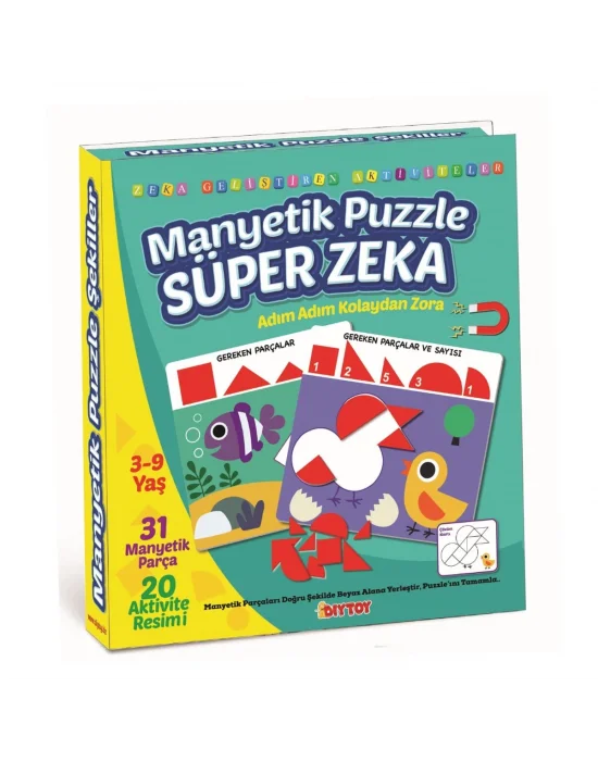 1536 Manyetik Puzzle Süper Zeka