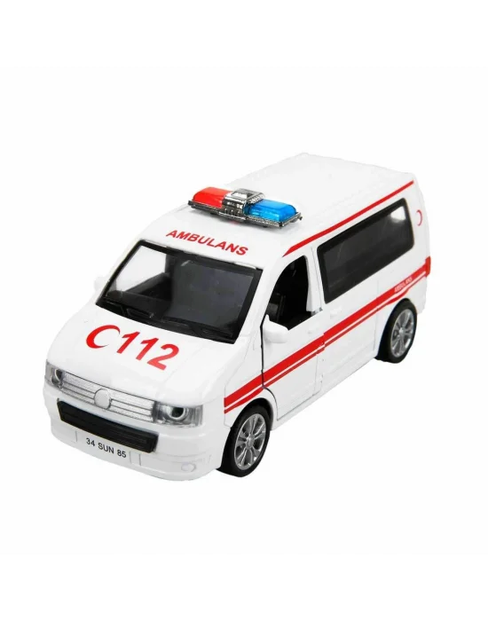 1606 1:32 Sesli Ve Işıklı Şehir Kurtarma Araçları 13 Cm -sunman