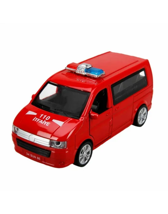 1606 1:32 Sesli Ve Işıklı Şehir Kurtarma Araçları 13 Cm -sunman