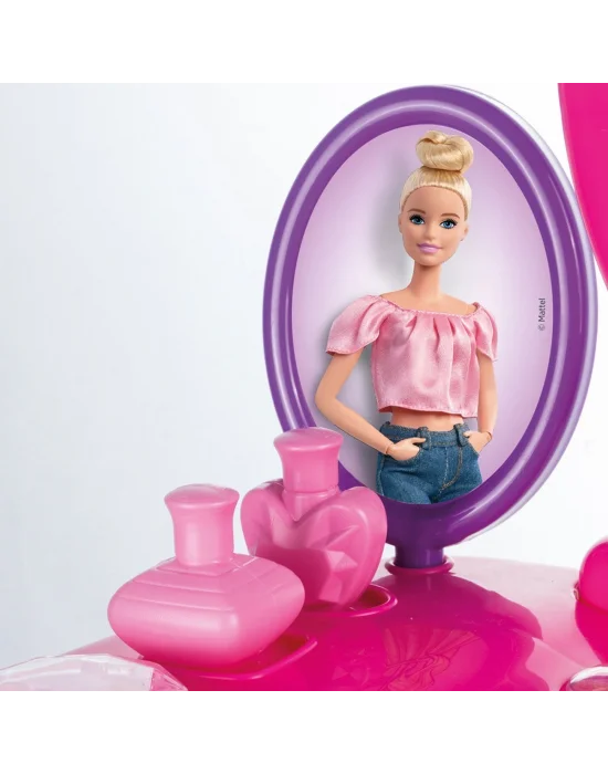 1609 Barbie Ayaklı Makyaj Masası Ve Sandalye Seti - Dolu