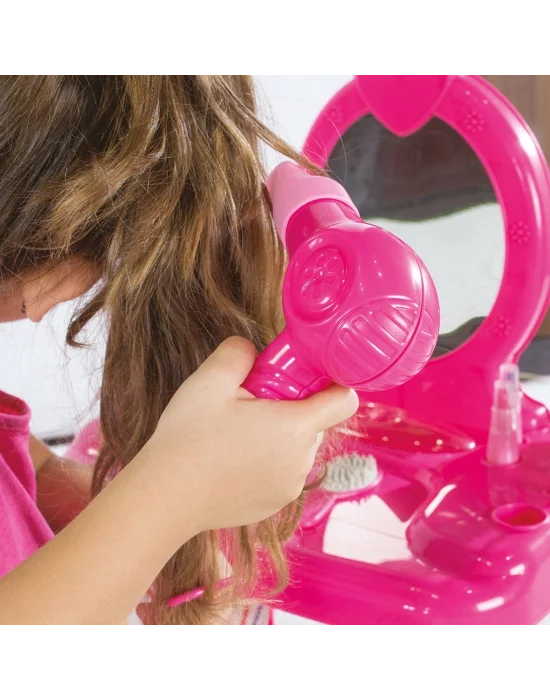 1609 Barbie Ayaklı Makyaj Masası Ve Sandalye Seti - Dolu