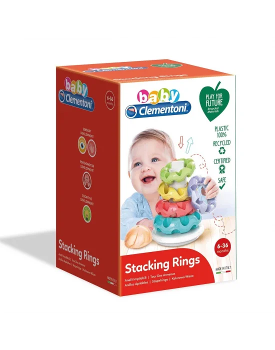 17103 Baby Clementoni - Renkli Halkalar 6-36 Ay