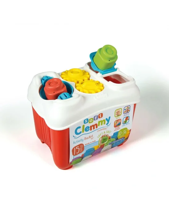 17171 Soft Clemmy - Yumuşak Blok Bultak Kovası - 15 Parça 6-36 Ay