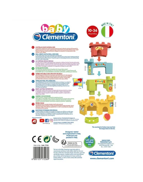 17226 Baby Clementoni - Renkli Kale 10-36 Ay