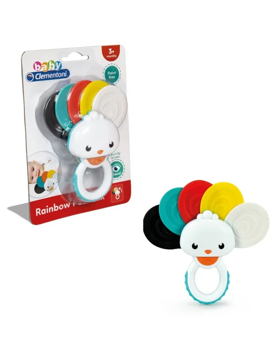 17325 Baby Clementoni - Gökkuşağı Çıngırak +3 Ay