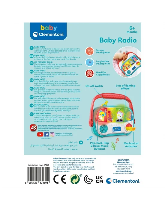 17459 Baby Clementoni - Bebek Radyosu