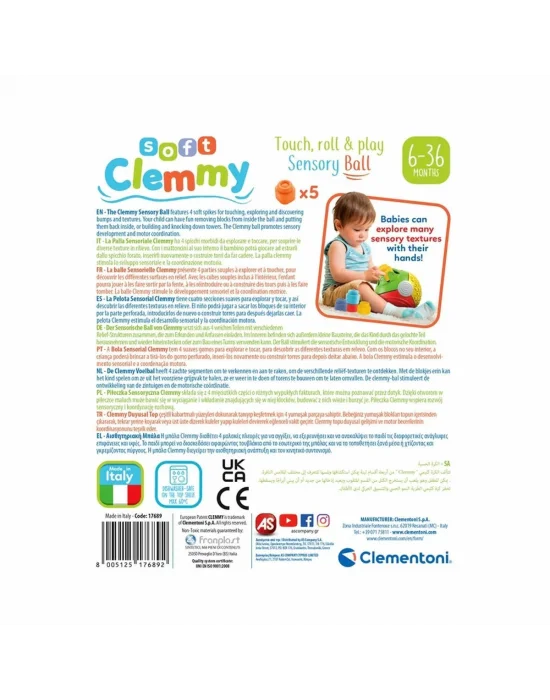 17689 Soft Clemmy - Yumuşak Blok Duyusal Top 5 Parça 6-36 Ay