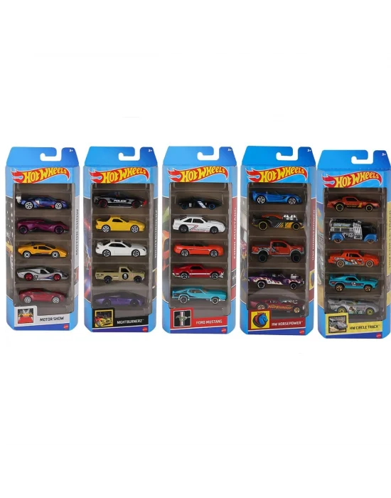 1806 Hot Wheels Beşli Araba Seti