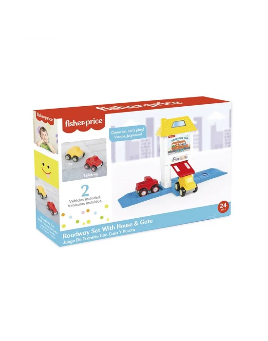 1824 Fısher Prıce Roadway Set With House - G