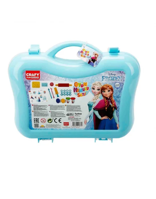 1877 Crafy Frozen Çantalı Oyun Hamuru Seti 200 G 20 Parça