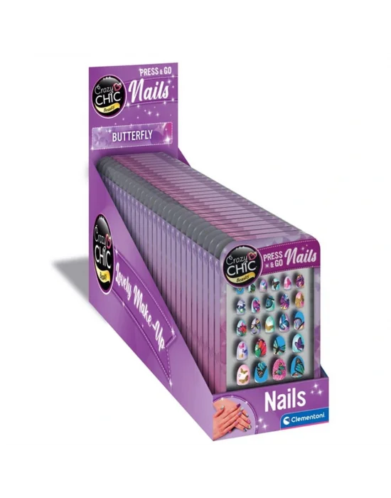 18898 Crazy Chic - Tak Ve Git Tırnaklar - Kelebek
