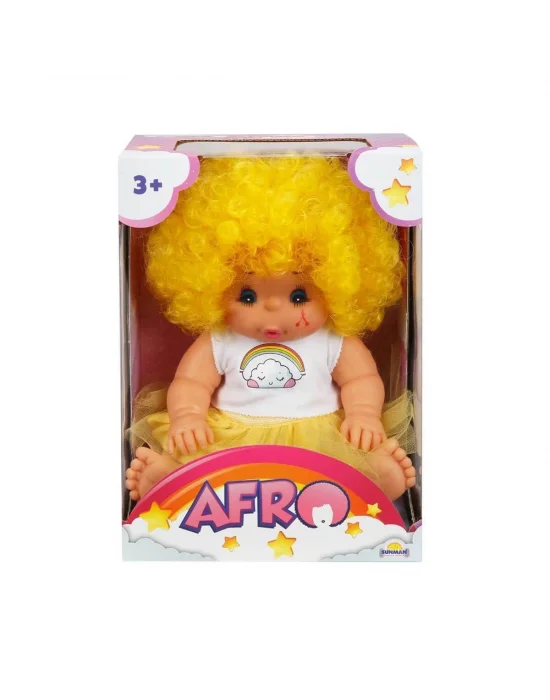 20040 Afro Kıvırcık Saçlı Bebek 23 Cm -sunman