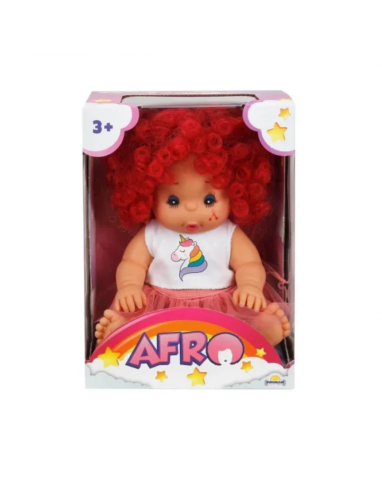 20040 Afro Kıvırcık Saçlı Bebek 23 Cm -sunman