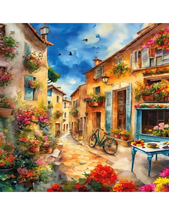 20075 Puzzle 500 Narrow Stony Street