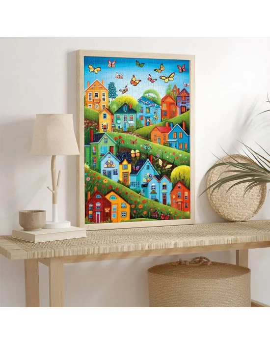 20079 Puzzle 500 Village Tith Butterflies