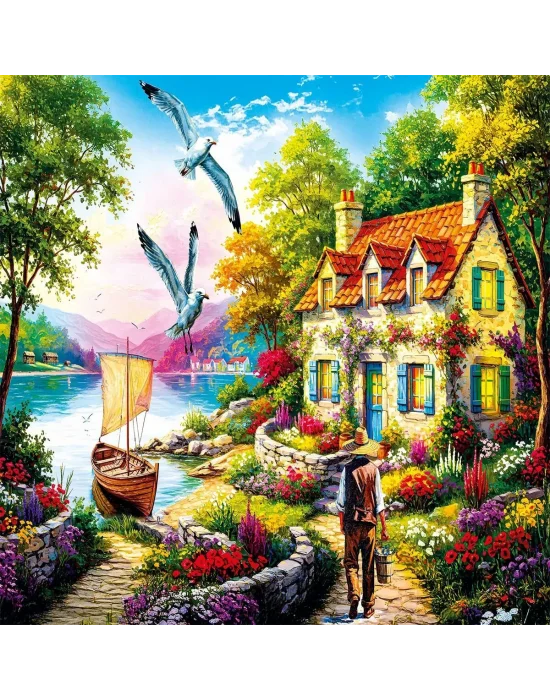 20084 Puzzle 500 An Old Tale By The Lake