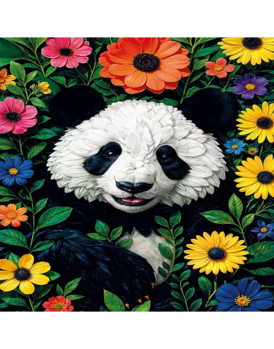 20088 Puzzle 500 Blossoming Panda