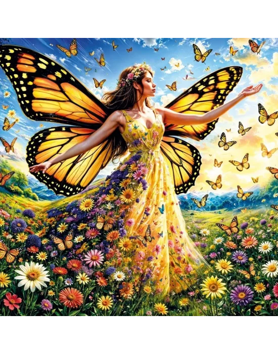 20093 Puzzle 500 Lady Butterfly