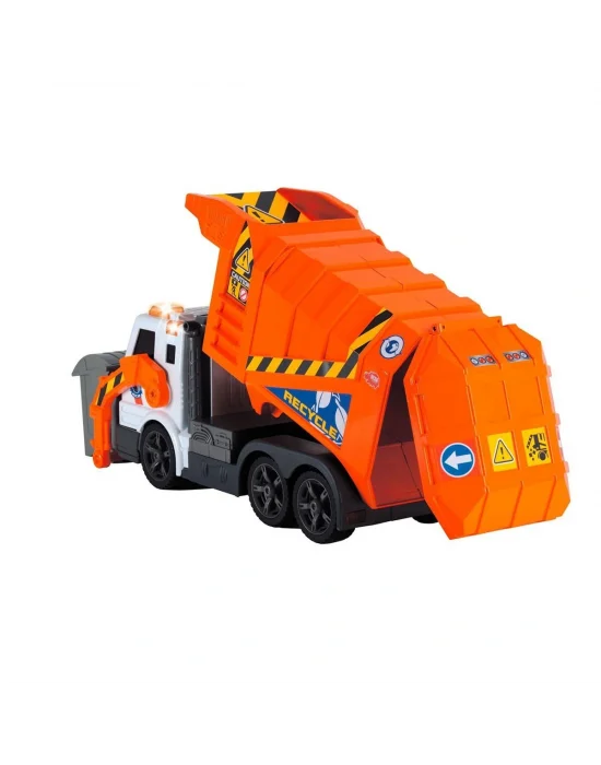 203308369 Dickie Garbage Truckfree Wheel Light Sound B/o Lifting Fork Wt