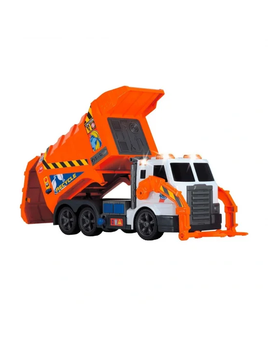 203308369 Dickie Garbage Truckfree Wheel Light Sound B/o Lifting Fork Wt