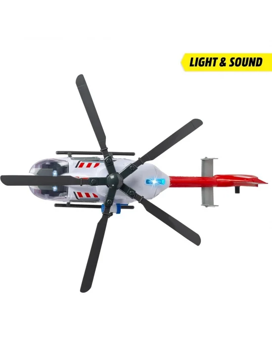 203719035 Giant Helicopterairbus H1450 Light Sound Manual Winch Wind Up Pr