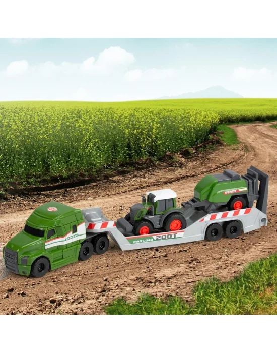 203735006 Fendt Micro Farm Truckfreewheel Mack Truck Trailer With Fendt Tract