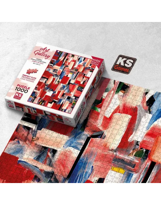 20664 Untitled Abstract Composition 1000 Parça Puzzle