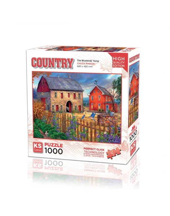 20676 The Bluebirds Song 1000 Parça Puzzle -ks Puzzle