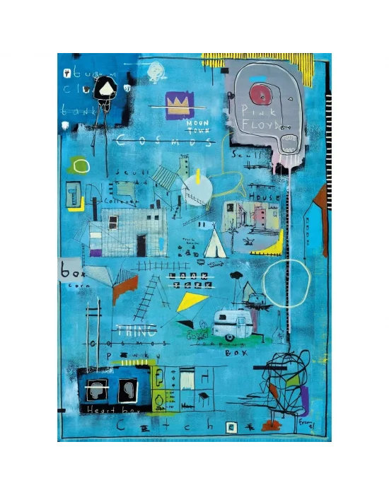 20685 Puzzle 1000 Blue Composition