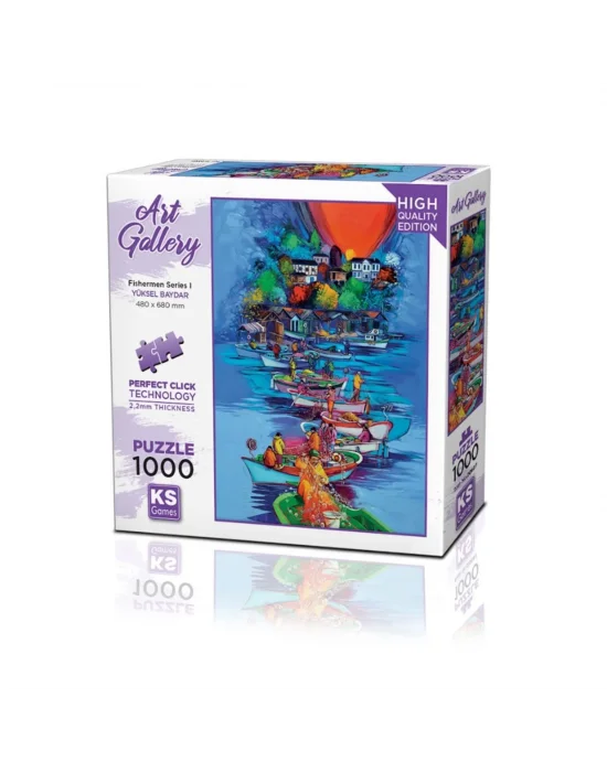 20687 Fishermen Series I  1000 Parça Puzzle  -kspuzzle