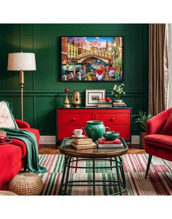 20757 Puzzle 1000 Riatto Bridge İn Venice