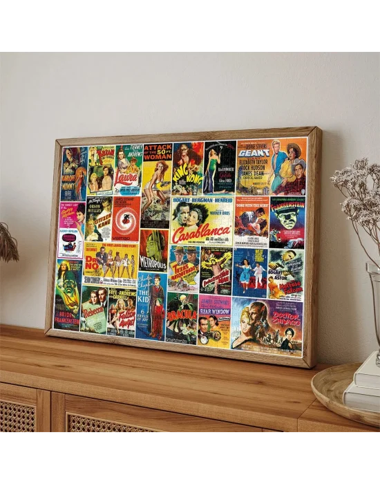 20759 Puzle 1000 Vintage Movie Posters