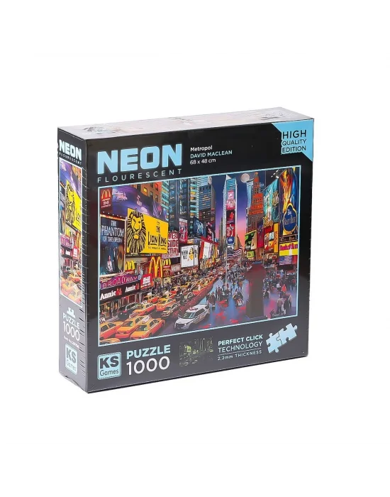 20766 Neon Metropol 1000 Parça Puzzle -ks Puzzle