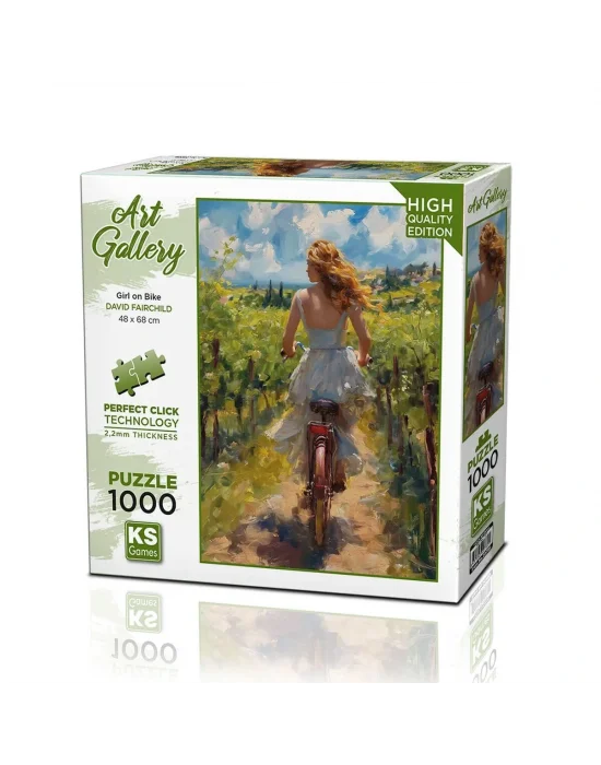 20789 Puzzle 1000 Girl On Bike