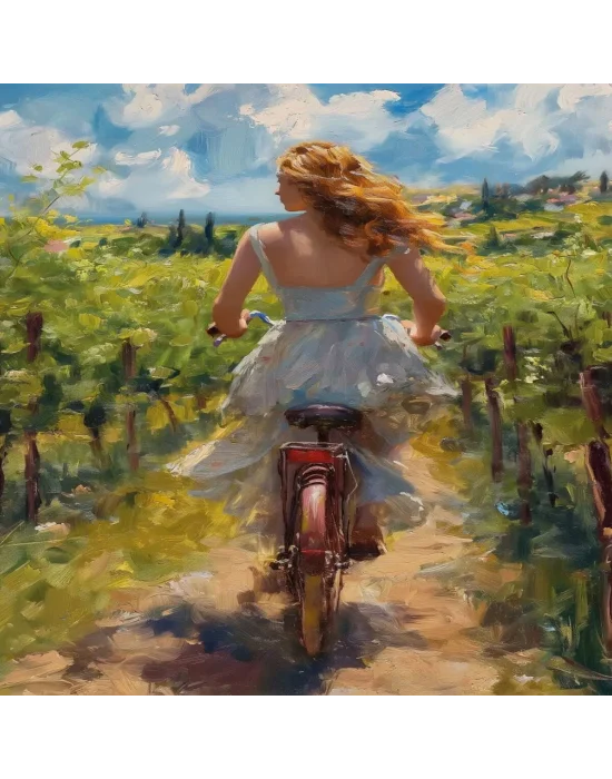 20789 Puzzle 1000 Girl On Bike