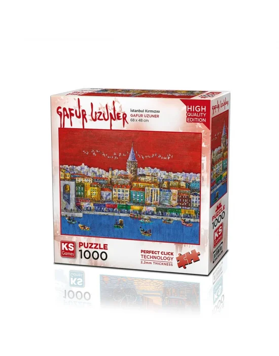 20791 Puzzle 1000 İstanbul Kırmızısı