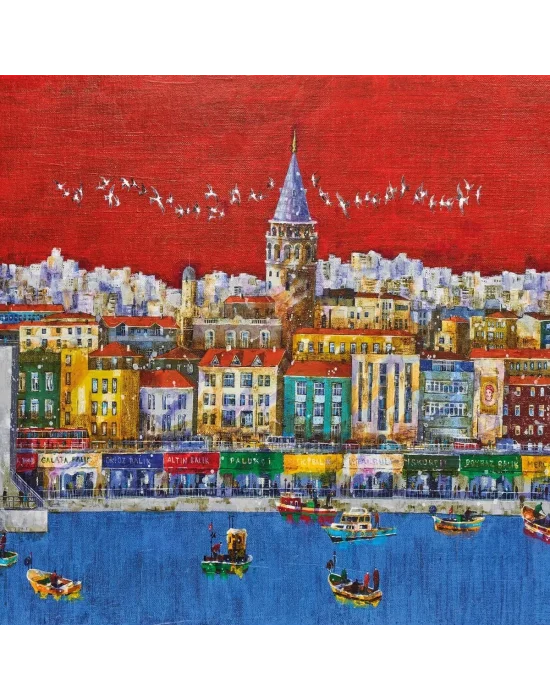 20791 Puzzle 1000 İstanbul Kırmızısı