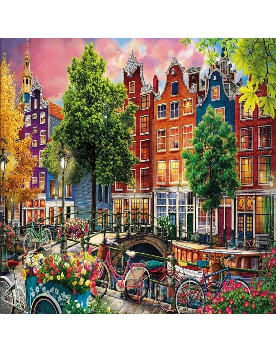 20793 Puzzle 1000 Beautiful Sunset İn Amsterdam