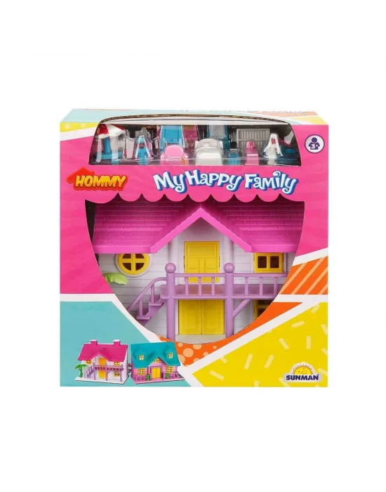 2080 Happy Family Villa Oyun Seti 18 Parça