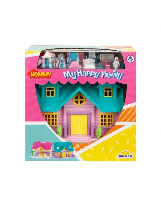 2080 Happy Family Villa Oyun Seti 18 Parça