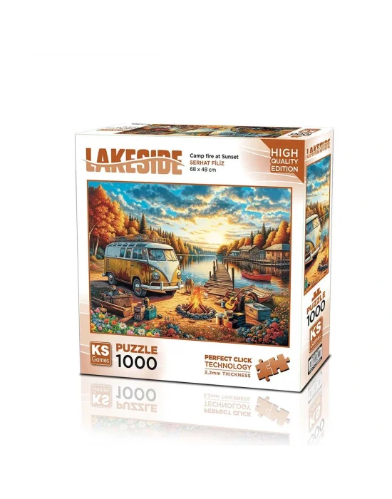 20810 Puzzle 1000 Vos Vos Camp Fire St Sunset