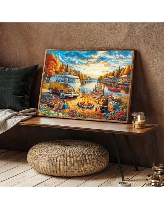 20810 Puzzle 1000 Vos Vos Camp Fire St Sunset