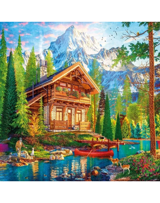 20815 Puzzle 1000 Alpine Fishing