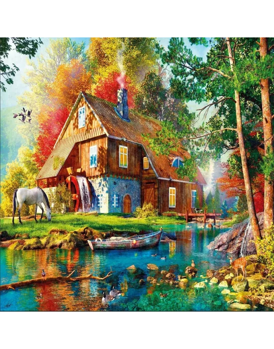 20816 Puzzle 1000 Autumn Watermill