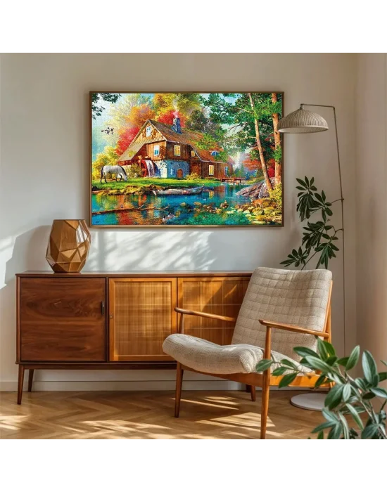 20816 Puzzle 1000 Autumn Watermill