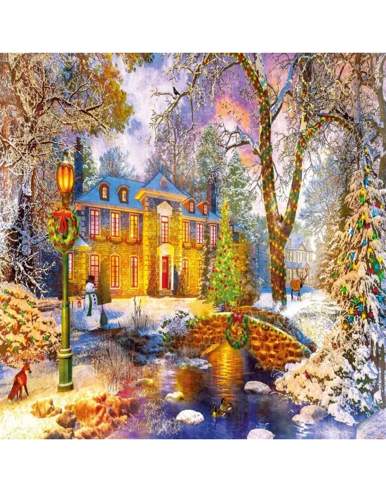 20819 Puzzle 1000 The Festive Mansion