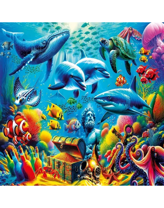 20825 Puzzle 1000 Treasure Under The Sea